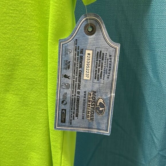 Mossy Oak fishing shirt green black - Picture 4 of 5